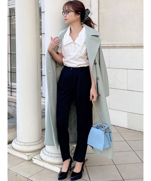 RESEXXY（リゼクシー）の「ベーシックテーパードパンツ（その他パンツ・レディース・ブラック/ベージュ/ピンク・FREE）」の7枚目の写真