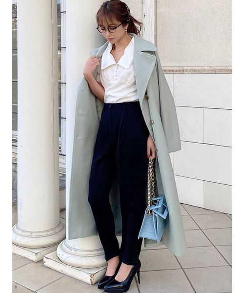 RESEXXY（リゼクシー）の「ベーシックテーパードパンツ（その他パンツ・レディース・ブラック/ベージュ/ピンク・FREE）」の8枚目の写真