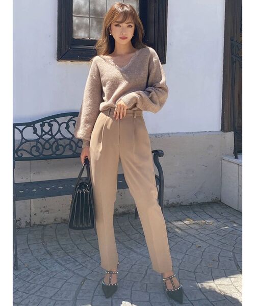 RESEXXY（リゼクシー）の「ベーシックテーパードパンツ（その他パンツ・レディース・ブラック/ベージュ/ピンク・FREE）」の15枚目の写真