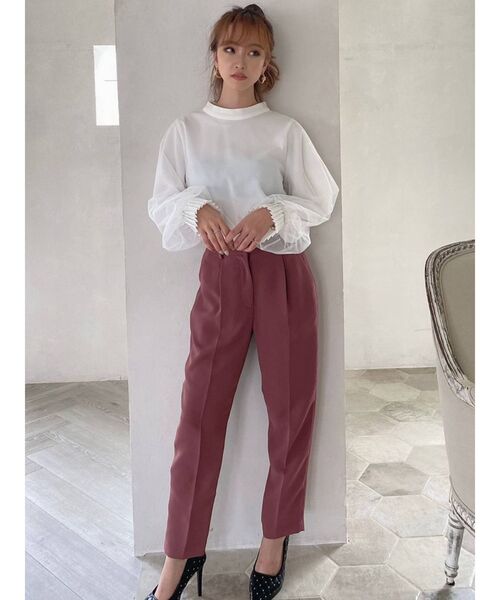 RESEXXY（リゼクシー）の「ベーシックテーパードパンツ（その他パンツ・レディース・ブラック/ベージュ/ピンク・FREE）」の22枚目の写真