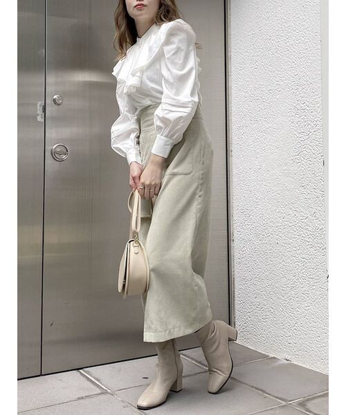 dazzlin(ダズリン)の「ポケットコーデュロイタイトスカート(スカート・レディース・レッド/グリーン/ブルー/ブラウン・SMALL/MEDIUM)」の13枚目の写真