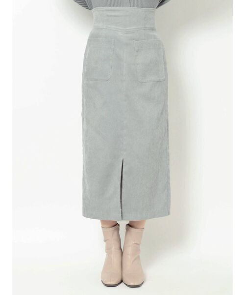 dazzlin(ダズリン)の「ポケットコーデュロイタイトスカート(スカート・レディース・レッド/グリーン/ブルー/ブラウン・SMALL/MEDIUM)」の14枚目の写真