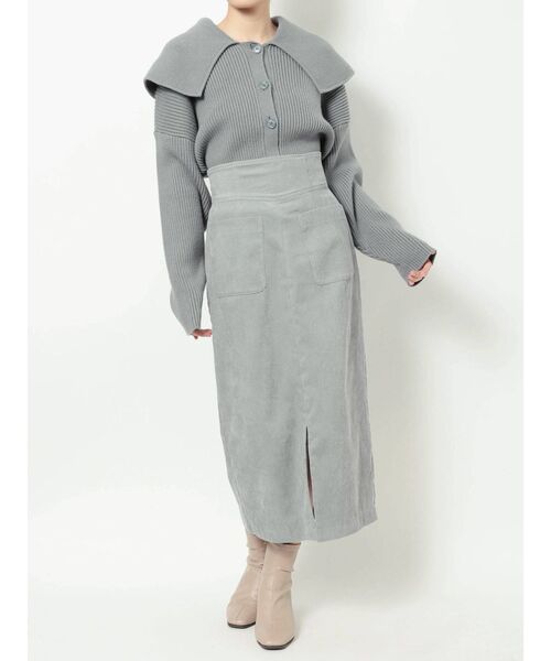 dazzlin(ダズリン)の「ポケットコーデュロイタイトスカート(スカート・レディース・レッド/グリーン/ブルー/ブラウン・SMALL/MEDIUM)」の21枚目の写真