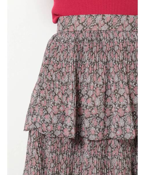 MERCURYDUO（マーキュリーデュオ）の「フラワープリーツティアードスカート（スカート・レディース・ピンク/ブルー・SMALL/MEDIUM）」の15枚目の写真