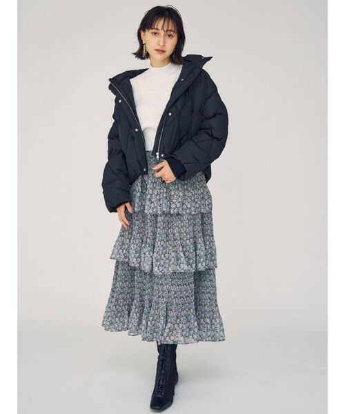 MERCURYDUO（マーキュリーデュオ）の「フラワープリーツティアードスカート（スカート・レディース・ピンク/ブルー・SMALL/MEDIUM）」の22枚目の写真