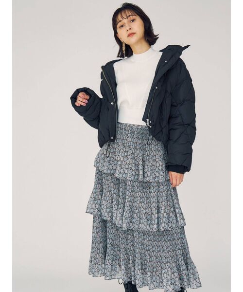 MERCURYDUO（マーキュリーデュオ）の「フラワープリーツティアードスカート（スカート・レディース・ピンク/ブルー・SMALL/MEDIUM）」の19枚目の写真