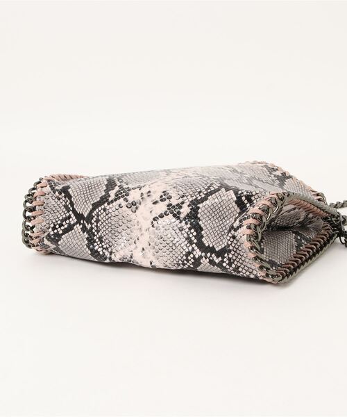 VEENA 1921（ヴィーナ）の「【VEENA 1921/ヴィーナ】3wayチェーン ファラベラ トートバッグＳ（ショルダーバッグ・レディース・パイソン/ライトグレー/レオパード・FREE）」の5枚目の写真