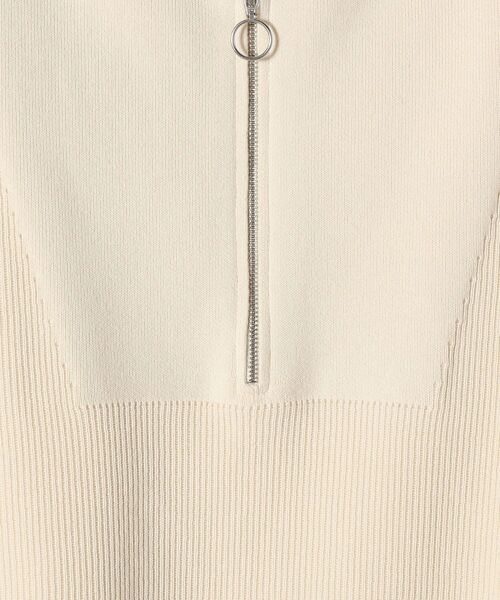 SHIPS(シップス)の「〈手洗い可能〉オープンジッププルオーバー◆(ニット/セーター・レディース・オフホワイト/ブラウン・ONE SIZE)」の19枚目の写真