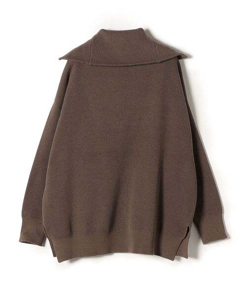 SHIPS(シップス)の「〈手洗い可能〉オープンジッププルオーバー◆(ニット/セーター・レディース・オフホワイト/ブラウン・ONE SIZE)」の13枚目の写真