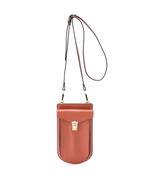 NATURAL BEAUTY BASIC（ナチュラルビューティーベーシック）の「フラップマルチスマホポシェット（ショルダーバッグ・レディース・ベージュ/ライトグリーン/オフホワイト/オレンジ・ﾌﾘ-）」の21枚目の写真