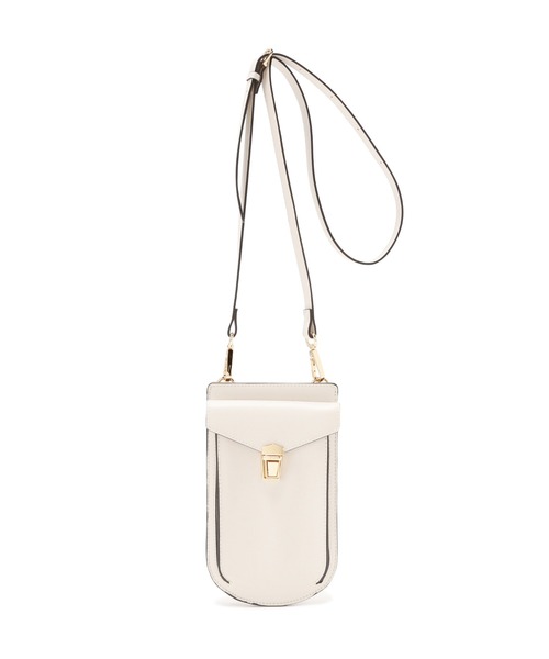 NATURAL BEAUTY BASIC（ナチュラルビューティーベーシック）の「フラップマルチスマホポシェット（ショルダーバッグ・レディース・ベージュ/ライトグリーン/オフホワイト/オレンジ・ﾌﾘ-）」の18枚目の写真