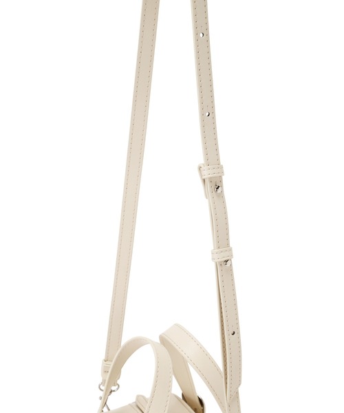 CONTROL FREAK（コントロールフリーク）の「(CONTROL FREAK)バックルショルダーバッグ（トートバッグ・レディース・ブラック/ホワイト/ベージュ・FREE）」の10枚目の写真