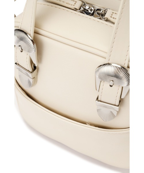 CONTROL FREAK（コントロールフリーク）の「(CONTROL FREAK)バックルショルダーバッグ（トートバッグ・レディース・ブラック/ホワイト/ベージュ・FREE）」の13枚目の写真