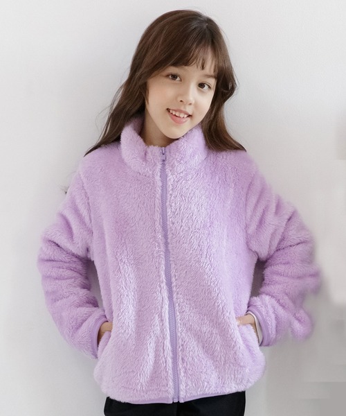 Bee des Bee(ビーデスビー)の「アウター(ブルゾン・キッズ・ブラック/グレー/ライトベージュ/ミント/ピンクベージュ/ラベンダー/カーキ/チャコール/ダークブラウン・100cm/120cm/130cm/140cm/150cm/110cm)」の8枚目の写真