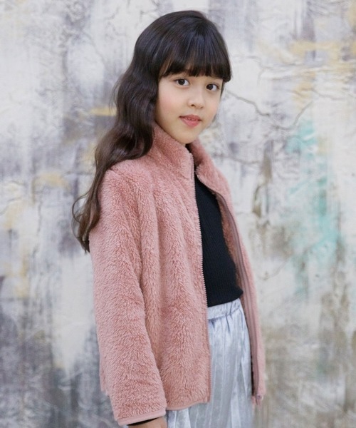 Bee des Bee(ビーデスビー)の「アウター(ブルゾン・キッズ・ブラック/グレー/ライトベージュ/ミント/ピンクベージュ/ラベンダー/カーキ/チャコール/ダークブラウン・100cm/120cm/130cm/140cm/150cm/110cm)」の9枚目の写真