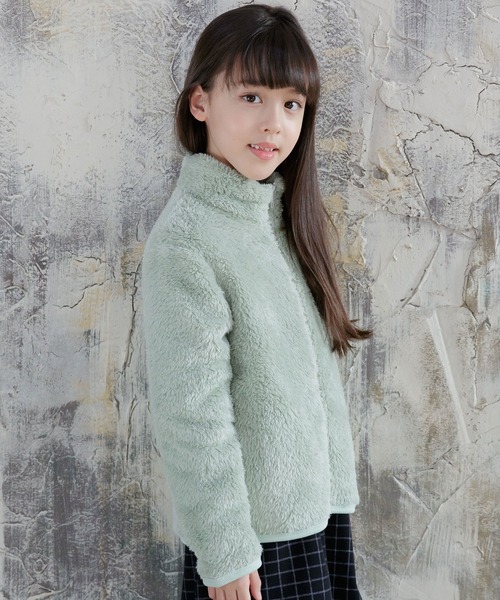 Bee des Bee(ビーデスビー)の「アウター(ブルゾン・キッズ・ブラック/グレー/ライトベージュ/ミント/ピンクベージュ/ラベンダー/カーキ/チャコール/ダークブラウン・100cm/120cm/130cm/140cm/150cm/110cm)」の7枚目の写真