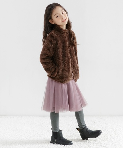 Bee des Bee(ビーデスビー)の「アウター(ブルゾン・キッズ・ブラック/グレー/ライトベージュ/ミント/ピンクベージュ/ラベンダー/カーキ/チャコール/ダークブラウン・100cm/120cm/130cm/140cm/150cm/110cm)」の16枚目の写真