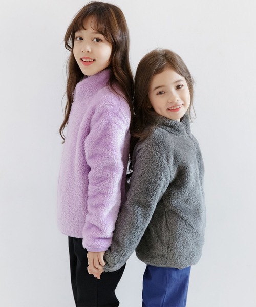 Bee des Bee(ビーデスビー)の「アウター(ブルゾン・キッズ・ブラック/グレー/ライトベージュ/ミント/ピンクベージュ/ラベンダー/カーキ/チャコール/ダークブラウン・100cm/120cm/130cm/140cm/150cm/110cm)」の10枚目の写真