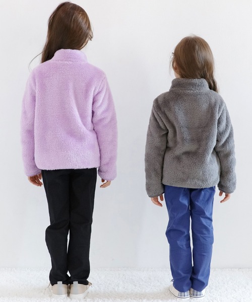 Bee des Bee(ビーデスビー)の「アウター(ブルゾン・キッズ・ブラック/グレー/ライトベージュ/ミント/ピンクベージュ/ラベンダー/カーキ/チャコール/ダークブラウン・100cm/120cm/130cm/140cm/150cm/110cm)」の19枚目の写真