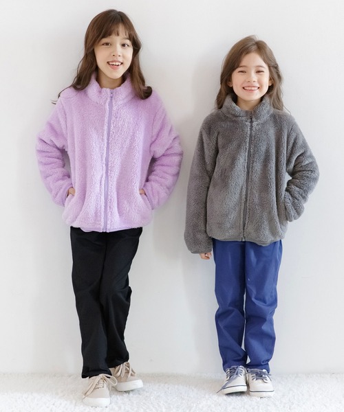 Bee des Bee(ビーデスビー)の「アウター(ブルゾン・キッズ・ブラック/グレー/ライトベージュ/ミント/ピンクベージュ/ラベンダー/カーキ/チャコール/ダークブラウン・100cm/120cm/130cm/140cm/150cm/110cm)」の22枚目の写真