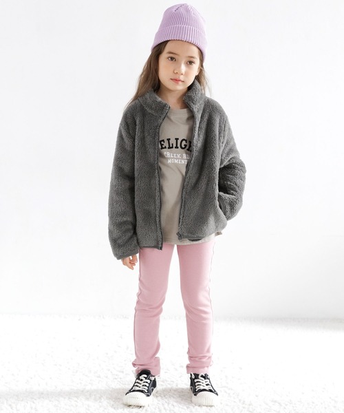 Bee des Bee(ビーデスビー)の「アウター(ブルゾン・キッズ・ブラック/グレー/ライトベージュ/ミント/ピンクベージュ/ラベンダー/カーキ/チャコール/ダークブラウン・100cm/120cm/130cm/140cm/150cm/110cm)」の11枚目の写真