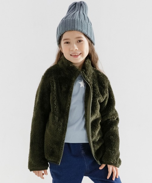 Bee des Bee(ビーデスビー)の「アウター(ブルゾン・キッズ・ブラック/グレー/ライトベージュ/ミント/ピンクベージュ/ラベンダー/カーキ/チャコール/ダークブラウン・100cm/120cm/130cm/140cm/150cm/110cm)」の14枚目の写真