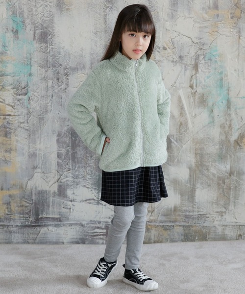 Bee des Bee(ビーデスビー)の「アウター(ブルゾン・キッズ・ブラック/グレー/ライトベージュ/ミント/ピンクベージュ/ラベンダー/カーキ/チャコール/ダークブラウン・100cm/120cm/130cm/140cm/150cm/110cm)」の18枚目の写真