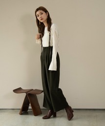suspender wide pants