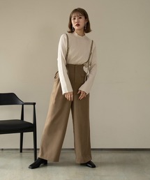 Amiur | suspender wide pants(その他パンツ)