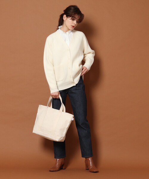 DRESSTERIOR（ドレステリア）の「◆帆布トートバッグ(M)（トートバッグ・レディース・ホワイト系・00）」の3枚目の写真