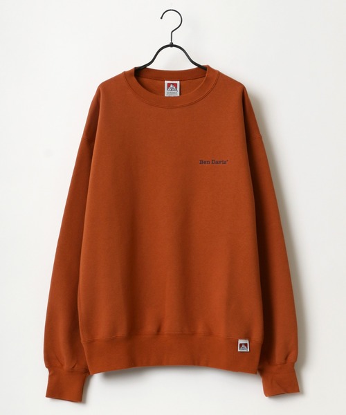 BEN DAVIS(ベンデイビス)の「BEN DAVIS/ベンデイビス HEAVY/ヘビー裏起毛 ビッグシルエット ワンポイント ロゴ刺繍 スウェット トレーナー(スウェット・メンズ・ホワイト/アッシュグレー/ブラック/ダークグリーン/パープル/ネイビー/カーキ/グリーン/アイボリー/ロイヤルブルー/ダークオレンジ・M/L/XL)」の17枚目の写真