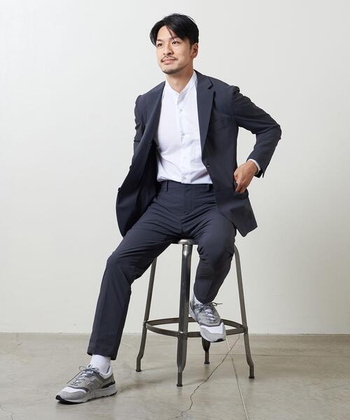 UNITED ARROWS（ユナイテッドアローズ）の「＜UNITED ARROWS "COZY"＞ ナイロン タフタ シングル 2ボタン ジャケット（テーラードジャケット・メンズ・ベージュ/ダークグレー/ネイビー・M/S/XL/L）」の20枚目の写真