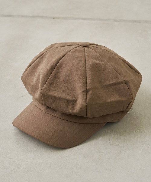 Chico（チコ）の「シンプルキャスケット（キャスケット・レディース・ブラック/ベージュ・FREE）」の9枚目の写真