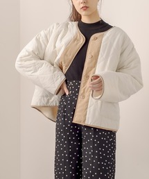 OLIVE des OLIVE | 【WEB限定】キルティングリバーシブルブルゾン(ブルゾン)