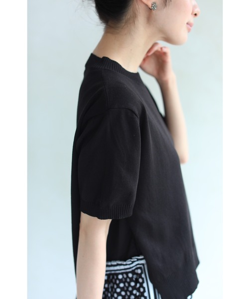 cawaii(カワイイ)の「(黒)ニットトップスと柄合わせプリーツワンピース2点セット(ワンピース・レディース・ブラック・FREE)」の17枚目の写真
