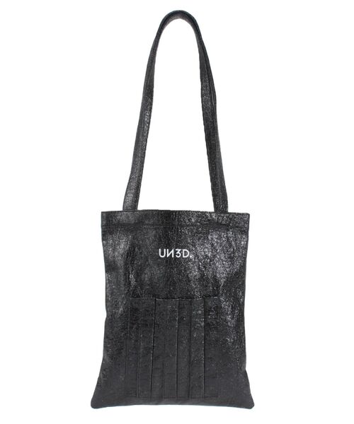 人気❤️UN3D アンスリード バックオリガミコート　ブラック　ミドル丈 UN3D. トートバッグ UN3D./アンスリード/ORIGAMI PLEATS TOTE