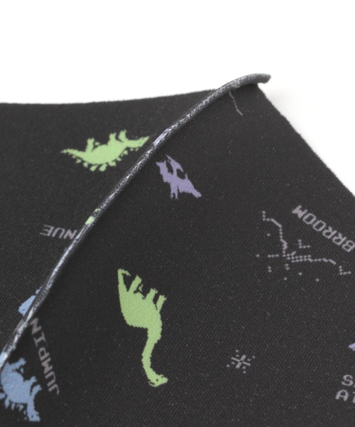 GLOBAL WORK（グローバルワーク）の「洗えるキッズ柄マスク/217991（マスク・キッズ・ブラック/パープル系その他2・FREE）」の5枚目の写真