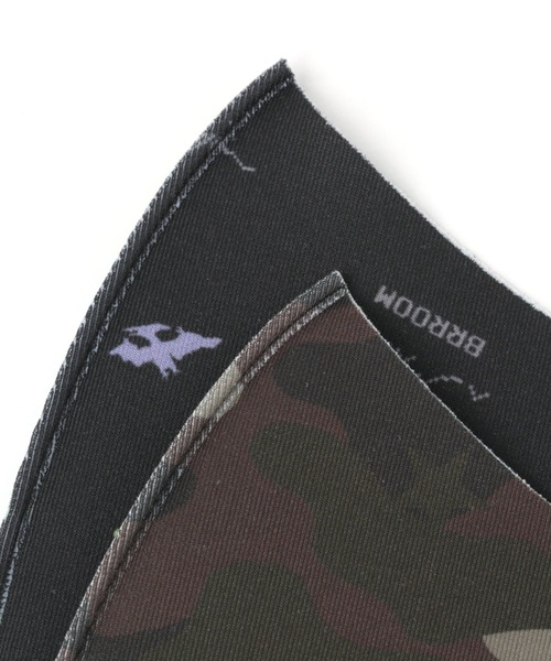 GLOBAL WORK（グローバルワーク）の「洗えるキッズ柄マスク/217991（マスク・キッズ・ブラック/パープル系その他2・FREE）」の8枚目の写真