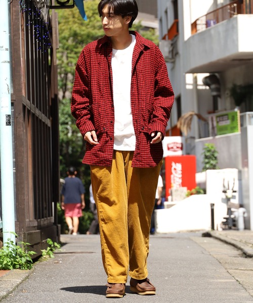 CAL O LINE（キャルオーライン）の「CAL O LINE/キャルオーライン PLAID PAINTER SHIRT シャツ チェックシャツ（シャツ/ブラウス・メンズ・レッド/グリーン・M/L/XL）」の17枚目の写真