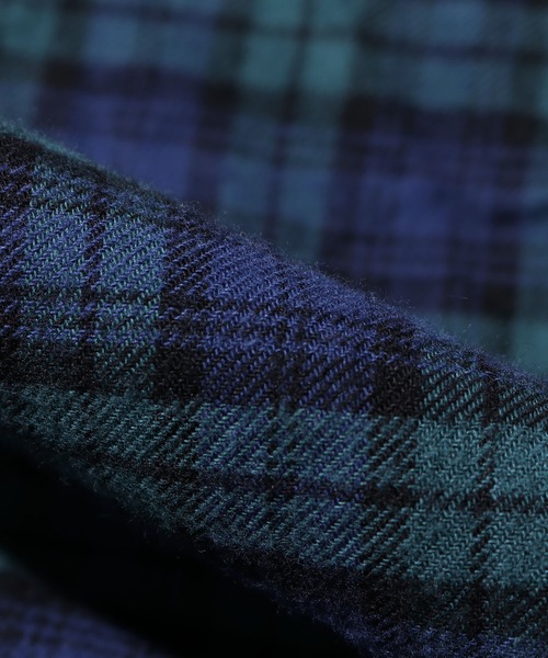 CAL O LINE（キャルオーライン）の「CAL O LINE/キャルオーライン PLAID PAINTER SHIRT シャツ チェックシャツ（シャツ/ブラウス・メンズ・レッド/グリーン・M/L/XL）」の16枚目の写真
