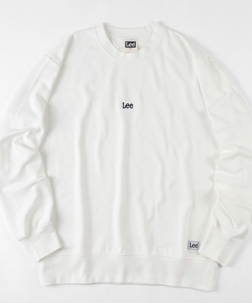 Lee(リー)の「【Lee/リー】ビックシルエット ミニロゴ刺繍 スウェット/プルオーバー(スウェット・メンズ・ホワイト/チャコールグレー/ブラック/ワイン・M/L/XL)」の2枚目の写真
