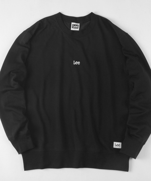 Lee(リー)の「【Lee/リー】ビックシルエット ミニロゴ刺繍 スウェット/プルオーバー(スウェット・メンズ・ホワイト/チャコールグレー/ブラック/ワイン・M/L/XL)」の3枚目の写真
