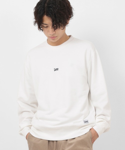 Lee(リー)の「【Lee/リー】ビックシルエット ミニロゴ刺繍 スウェット/プルオーバー(スウェット・メンズ・ホワイト/チャコールグレー/ブラック/ワイン・M/L/XL)」の9枚目の写真
