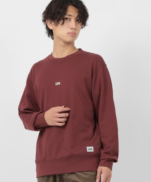 Lee(リー)の「【Lee/リー】ビックシルエット ミニロゴ刺繍 スウェット/プルオーバー(スウェット・メンズ・ホワイト/チャコールグレー/ブラック/ワイン・M/L/XL)」の12枚目の写真