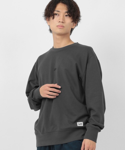 Lee(リー)の「【Lee/リー】ビックシルエット ミニロゴ刺繍 スウェット/プルオーバー(スウェット・メンズ・ホワイト/チャコールグレー/ブラック/ワイン・M/L/XL)」の11枚目の写真