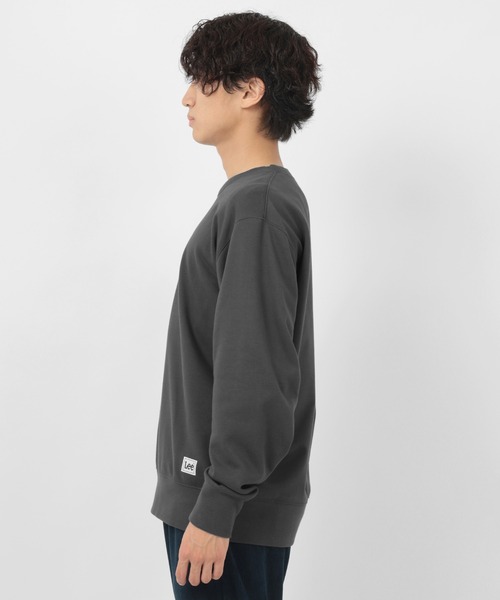 Lee(リー)の「【Lee/リー】ビックシルエット ミニロゴ刺繍 スウェット/プルオーバー(スウェット・メンズ・ホワイト/チャコールグレー/ブラック/ワイン・M/L/XL)」の13枚目の写真