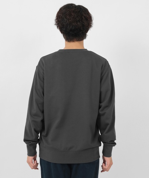 Lee(リー)の「【Lee/リー】ビックシルエット ミニロゴ刺繍 スウェット/プルオーバー(スウェット・メンズ・ホワイト/チャコールグレー/ブラック/ワイン・M/L/XL)」の14枚目の写真