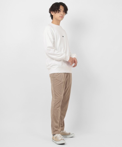 Lee(リー)の「【Lee/リー】ビックシルエット ミニロゴ刺繍 スウェット/プルオーバー(スウェット・メンズ・ホワイト/チャコールグレー/ブラック/ワイン・M/L/XL)」の19枚目の写真