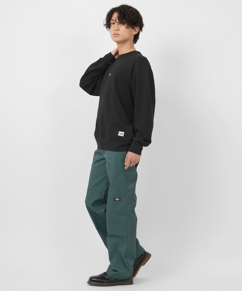 Lee(リー)の「【Lee/リー】ビックシルエット ミニロゴ刺繍 スウェット/プルオーバー(スウェット・メンズ・ホワイト/チャコールグレー/ブラック/ワイン・M/L/XL)」の18枚目の写真