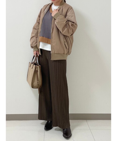 Cutie Blonde（キューティーブロンド）の「◆【S-L】テレコプリーツイージーパンツ（その他パンツ・レディース・ブラック/カーキ/ライトベージュ/ピンク系・01/02/03）」の13枚目の写真